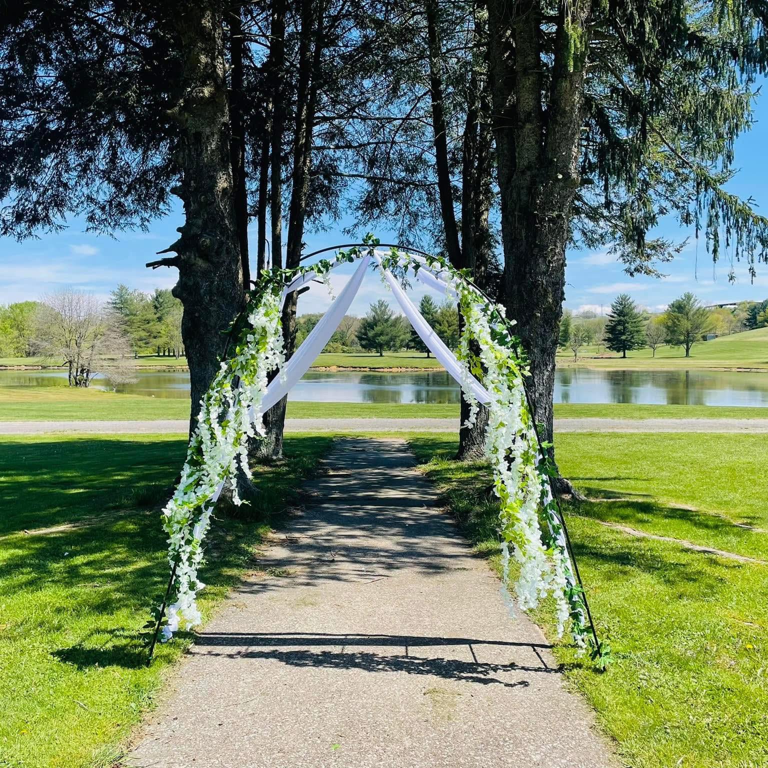 Wedding ceremony arch